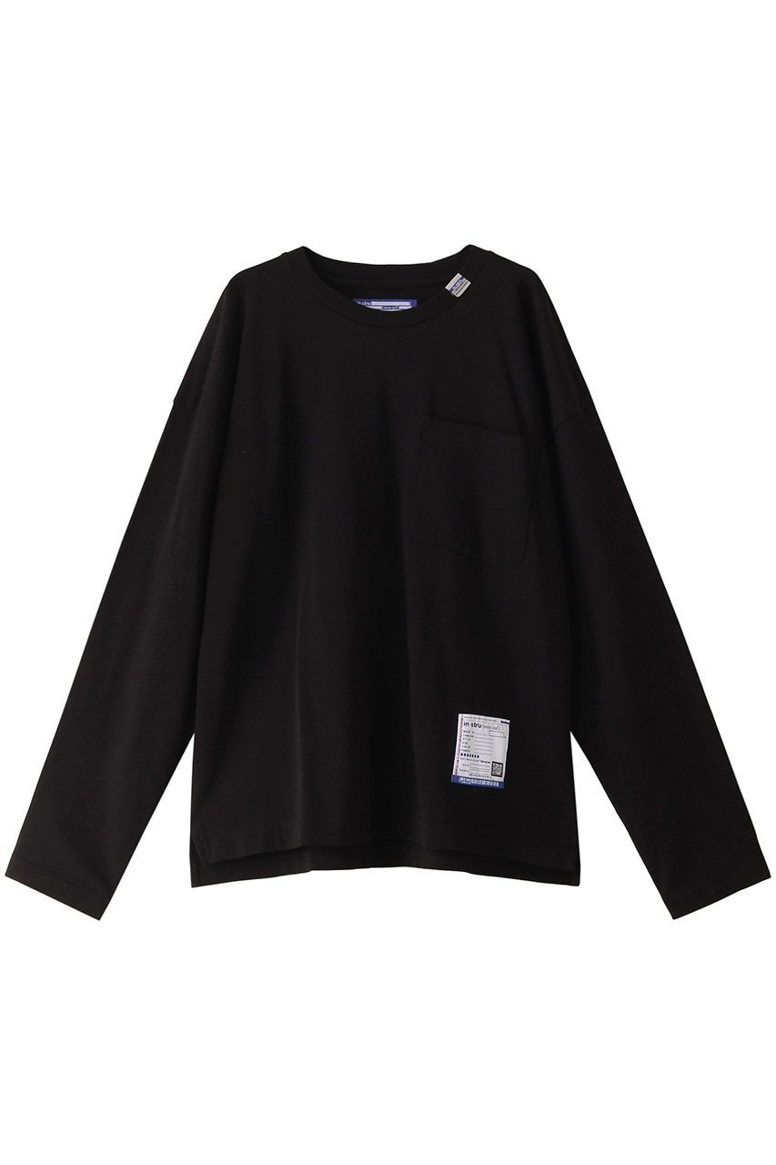 【メゾン ミハラヤスヒロ/Maison MIHARA YASUHIRO / MEN】の【MEN】【in-stru(men-tal).】ヘビーウェイトジャージーポケット ロングスリーブ Tシャツ インテリア・キッズ・メンズ・レディースファッション・服の通販 founy(ファウニー) 　ファッション　Fashion　メンズファッション　Fashion for Men　トップス・カットソー　Cut & Sew Tops　メンズシャツ　Shirts　シンプル　Simple, Minimal　スリーブ　Sleeve, Long Sleeve / Short Sleeve　ロング　Long, Long-Length　ブラック|ID: prp329100003966133 ipo3291000000036986266