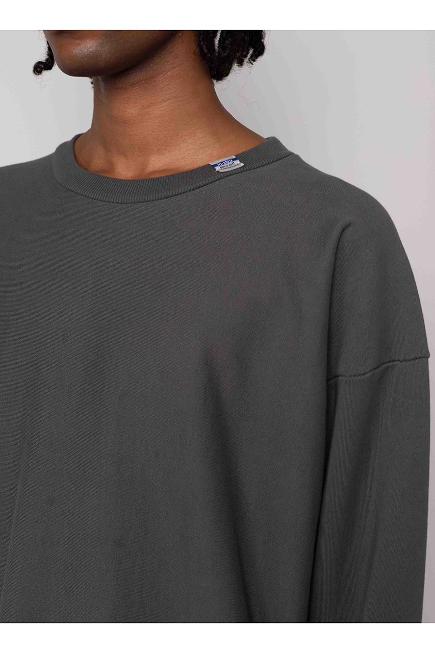【メゾン ミハラヤスヒロ/Maison MIHARA YASUHIRO / MEN】の【MEN】【in-stru(men-tal).】フレンチ テリー クルーネック プルオーバー 人気、トレンドファッション・服の通販 founy(ファニー) 　ファッション　Fashion　メンズファッション　Fashion for Men　トップス・カットソー　Cut & Sew Tops　メンズシャツ　Shirts　シンプル　Simple, Minimal　スリム　Slim, Slim Fit　スリーブ　Sleeve, Long Sleeve / Short Sleeve　フレンチ　French, French Style　ボトム　Bottoms, Lower Wear　ロング　Long, Long-Length　ワイド　Wide, Wide Fit　軽量　Lightweight, Ultra Light　other-8|ID: prp329100003966134 ipo3291000000032935393