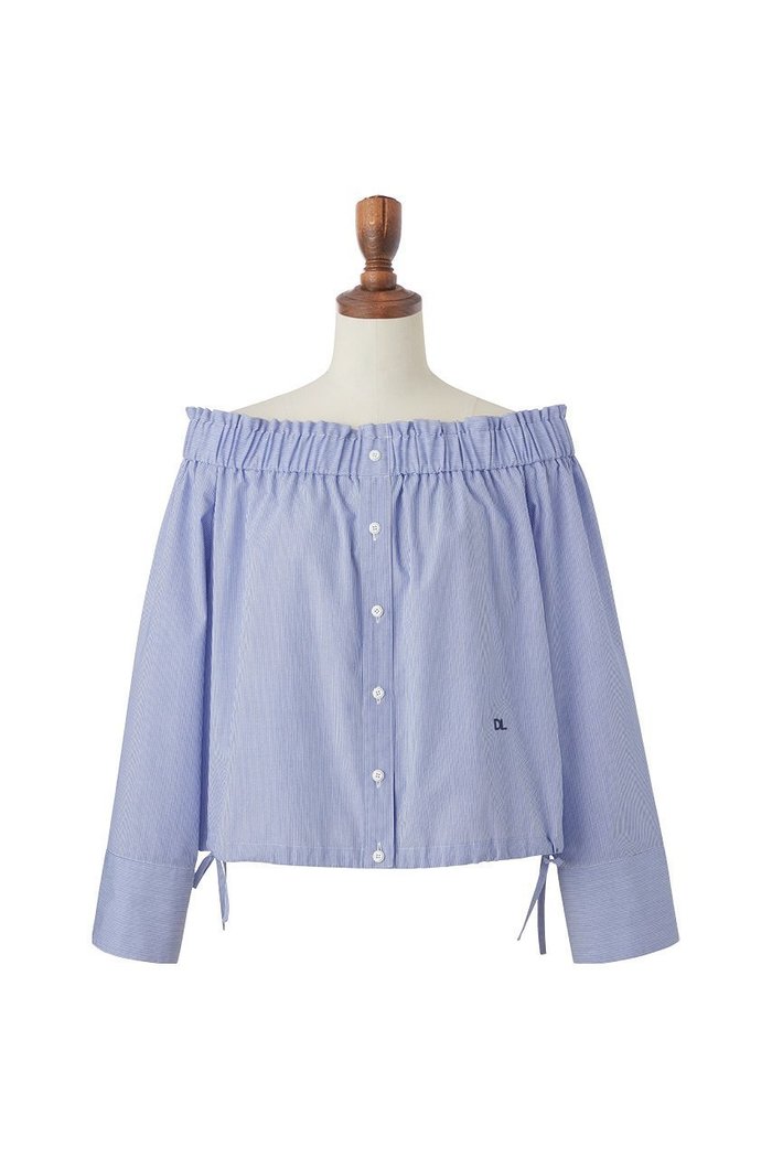 【デイジーリン/DAISY LIN】のStripe Blouse “Hayama Weekend” インテリア・キッズ・メンズ・レディースファッション・服の通販 founy(ファニー) https://founy.com/ ファッション Fashion レディースファッション Fashion for Women トップス・カットソー Cut & Sew Tops シャツ・ブラウス・オフィスカジュアル Elegant Blouses & Button-Ups おすすめ Recommended / Our Picks ウォッシャブル Machine Washable ストライプ Stripe, Striped Pattern スリーブ Sleeve, Long Sleeve / Short Sleeve デコルテ Décolleté, Neckline バルーン Balloon, Balloon Silhouette フォルム Silhouette, Form リボン Ribbon, Bow ロング Long, Long-Length 夏 Summer 旅行 Travel 春 Spring S/S・春夏 SS, Spring/Summer, Warm Season |ID: prp329100003966139 ipo3291000000032908531