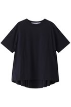【マルティニーク/martinique】の【COGTHEBIGSMOKE】ABIGAL TOP 大人の最旬トレンドファッション＆コーディネート founy(ファウニー) ファッション Fashion レディースファッション Fashion for Women トップス・カットソー Cut & Sew Tops シャツ・ブラウス・オフィスカジュアル Elegant Blouses & Button-Ups ロングTシャツ・Tシャツ Longline T-Shirts & Tees カットソー・ベーシックTシャツ Cut-and-Sewn Tops / Stretch Tees & Basics なめらか Smooth, Silky Texture ショート Short, Short Length スリーブ Sleeve, Long Sleeve / Short Sleeve フレア Flare, Flared 半袖 Short Sleeve, Half Sleeve thumbnail ネイビー|ID: prp329100003966145 ipo3291000000036986250