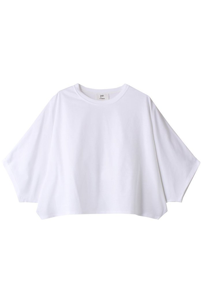 【プルミエ アロンディスモン/1er Arrondissement】のハイゲージポンチクロップドTシャツ インテリア・キッズ・メンズ・レディースファッション・服の通販 founy(ファニー) https://founy.com/ ファッション Fashion レディースファッション Fashion for Women トップス・カットソー Cut & Sew Tops シャツ・ブラウス・オフィスカジュアル Elegant Blouses & Button-Ups ロングTシャツ・Tシャツ Longline T-Shirts & Tees カットソー・ベーシックTシャツ Cut-and-Sewn Tops / Stretch Tees & Basics クロップド Cropped, Short Length ショート Short, Short Length シルケット Silket, Silky Cotton シンプル Simple, Minimal スリーブ Sleeve, Long Sleeve / Short Sleeve トレンド Trend, Trending Now |ID: prp329100003966157 ipo3291000000035672453