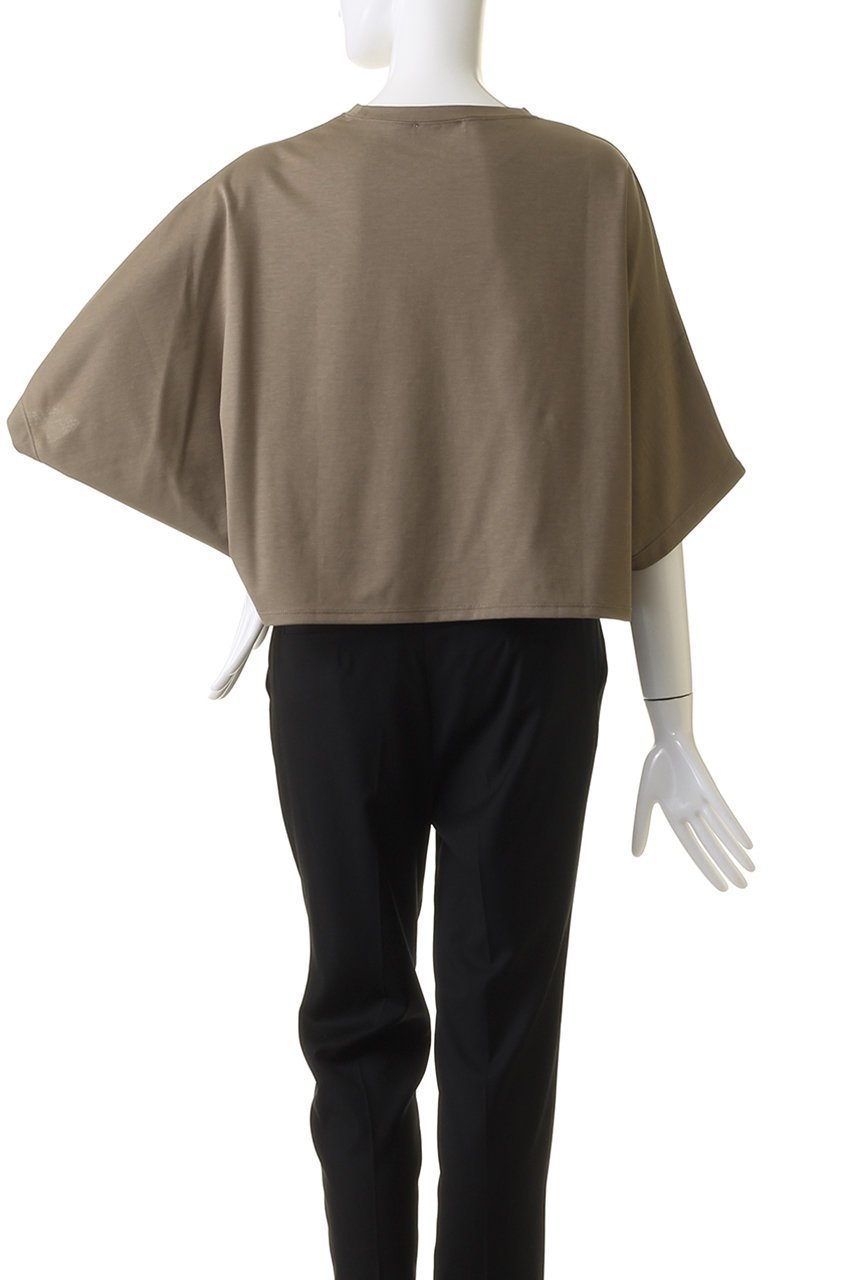 【プルミエ アロンディスモン/1er Arrondissement】のハイゲージポンチクロップドTシャツ 人気、トレンドファッション・服の通販 founy(ファニー) 　ファッション　Fashion　レディースファッション　Fashion for Women　トップス・カットソー　Cut & Sew Tops　シャツ・ブラウス・オフィスカジュアル　Elegant Blouses & Button-Ups　ロングTシャツ・Tシャツ　Longline T-Shirts & Tees　カットソー・ベーシックTシャツ　Cut-and-Sewn Tops / Stretch Tees & Basics　クロップド　Cropped, Short Length　ショート　Short, Short Length　シルケット　Silket, Silky Cotton　シンプル　Simple, Minimal　スリーブ　Sleeve, Long Sleeve / Short Sleeve　トレンド　Trend, Trending Now　other-4|ID: prp329100003966157 ipo3291000000036666651