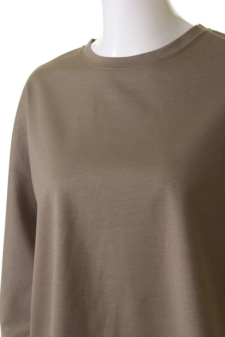 【プルミエ アロンディスモン/1er Arrondissement】のハイゲージポンチクロップドTシャツ 人気、トレンドファッション・服の通販 founy(ファニー) 　ファッション　Fashion　レディースファッション　Fashion for Women　トップス・カットソー　Cut & Sew Tops　シャツ・ブラウス・オフィスカジュアル　Elegant Blouses & Button-Ups　ロングTシャツ・Tシャツ　Longline T-Shirts & Tees　カットソー・ベーシックTシャツ　Cut-and-Sewn Tops / Stretch Tees & Basics　クロップド　Cropped, Short Length　ショート　Short, Short Length　シルケット　Silket, Silky Cotton　シンプル　Simple, Minimal　スリーブ　Sleeve, Long Sleeve / Short Sleeve　トレンド　Trend, Trending Now　other-5|ID: prp329100003966157 ipo3291000000036666652