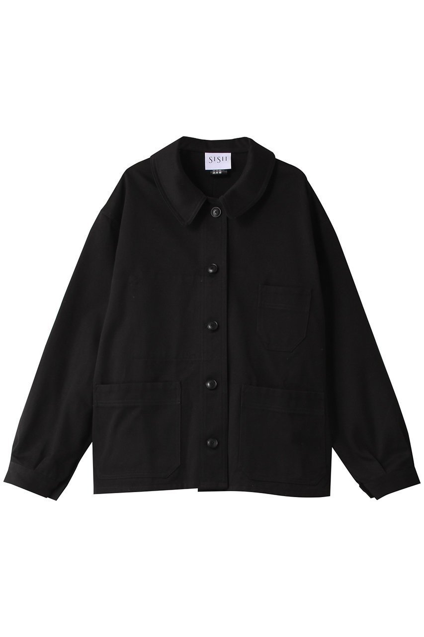 【シシ/sisii】のワークジャケット インテリア・キッズ・メンズ・レディースファッション・服の通販 founy(ファニー) 　ファッション　Fashion　レディースファッション　WOMEN　アウター　Coat Outerwear　ジャケット　Jackets　ブルゾン　Blouson/Jackets　おすすめ　Recommend　ショルダー　Shoulder　ジャケット　Jacket　スラックス　Slacks　ドロップ　Drop　バランス　Balance　ブルゾン　Blouson　ポケット　Pocket　マニッシュ　Mannish　ワイド　Wide　ワーク　Work　NEW・新作・新着・新入荷　New Arrivals　ブラック|ID: prp329100003966165 ipo3291000000026147642