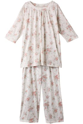 【キッドブルー/KID BLUE】 24シルクブラッサムPtパジャマ人気、トレンドファッション・服の通販 founy(ファニー) ファッション Fashion レディースファッション Fashion for Women トップス・カットソー Cut & Sew Tops なめらか Smooth, Silky Texture シルク Silk, 100% Silk パジャマ Pajamas, Sleepwear プリント Print, Printed Pattern 再入荷 Restock / Back in Stock |ID:prp329100003966178