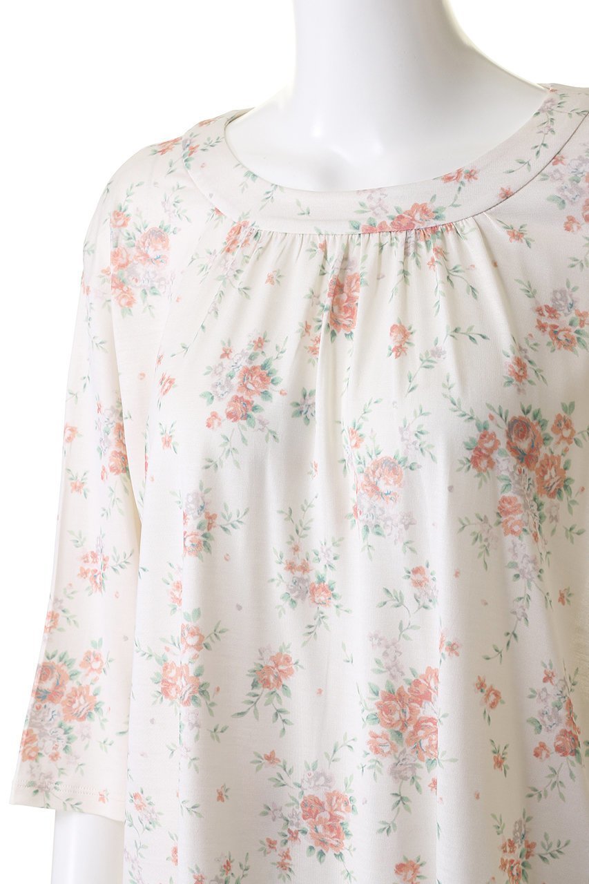 【キッドブルー/KID BLUE】の24シルクブラッサムPtパジャマ 人気、トレンドファッション・服の通販 founy(ファニー) 　ファッション　Fashion　レディースファッション　Fashion for Women　トップス・カットソー　Cut & Sew Tops　なめらか　Smooth, Silky Texture　シルク　Silk, 100% Silk　パジャマ　Pajamas, Sleepwear　プリント　Print, Printed Pattern　再入荷　Restock / Back in Stock　other-5|ID: prp329100003966178 ipo3291000000034756762