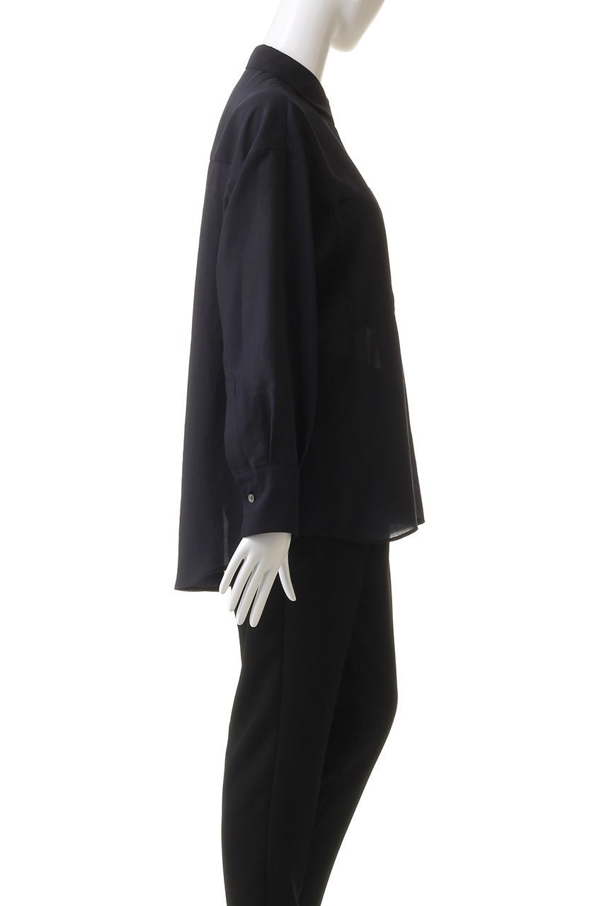【エリオポール/heliopole】のシアーシャツ 人気、トレンドファッション・服の通販 founy(ファニー) 　ファッション　Fashion　レディースファッション　Fashion for Women　トップス・カットソー　Cut & Sew Tops　シャツ・ブラウス・オフィスカジュアル　Elegant Blouses & Button-Ups　シアー　Sheer, See-Through　スリーブ　Sleeve, Long Sleeve / Short Sleeve　ドレープ　Drape, Draping Fabric　ポケット　Pocket, Pocket Detail　ロング　Long, Long-Length　エレガント 上品　Elegant　今季　This Season, Current Season　other-3|ID: prp329100003967356 ipo3291000000032909866