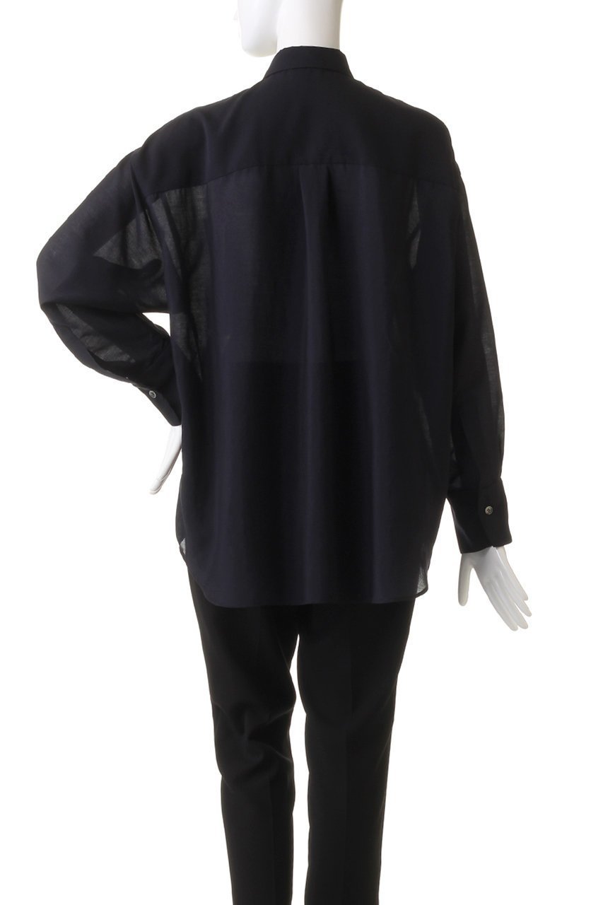 【エリオポール/heliopole】のシアーシャツ 人気、トレンドファッション・服の通販 founy(ファニー) 　ファッション　Fashion　レディースファッション　Fashion for Women　トップス・カットソー　Cut & Sew Tops　シャツ・ブラウス・オフィスカジュアル　Elegant Blouses & Button-Ups　シアー　Sheer, See-Through　スリーブ　Sleeve, Long Sleeve / Short Sleeve　ドレープ　Drape, Draping Fabric　ポケット　Pocket, Pocket Detail　ロング　Long, Long-Length　エレガント 上品　Elegant　今季　This Season, Current Season　other-4|ID: prp329100003967356 ipo3291000000032909868