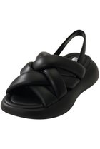 【スティーブマデン/STEVE MADDEN】のHAZZIE 厚底パフィーストラップサンダル ブラック|ID: prp329100003969681 ipo3291000000035059904