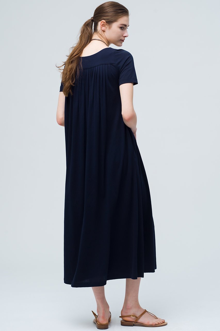 【デミーリー/DEMYLEE】のELOISE ジャージーピマコットンドレス 人気、トレンドファッション・服の通販 founy(ファニー) 　ファッション　Fashion　レディースファッション　Fashion for Women　ワンピース　Dresses　フォーマル・パーティードレス・結婚式用ドレス　Elegant & Casual Dresses　チュニック　Tunic Tops & Dresses　ギャザー　Gathered, Ruffled　シンプル　Simple, Minimal　チュニック　Tunic, Long Top　フェミニン　Feminine, Girly　プリーツ　Pleats, Pleated　半袖　Short Sleeve, Half Sleeve　定番　Standard, Basic Item　other-7|ID: prp329100003969686 ipo3291000000032893627