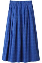 【ミズイロ インド/mizuiro ind】のjacquard tuck long SK スカート blue|ID:prp329100003969694