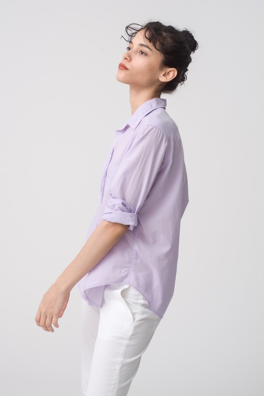 【フランク&アイリーン/Frank&Eileen】のEILEEN イタリアンライトポプリン カラーシャツ 人気、トレンドファッション・服の通販 founy(ファニー) ファッション Fashion レディースファッション Fashion for Women トップス・カットソー Cut & Sew Tops シャツ・ブラウス・オフィスカジュアル Elegant Blouses & Button-Ups スリーブ Sleeve, Long Sleeve / Short Sleeve ボトム Bottoms, Lower Wear ポケット Pocket, Pocket Detail ロング Long, Long-Length 夏 Summer 春 Spring S/S・春夏 SS, Spring/Summer, Warm Season other-7|ID: prp329100003969701 ipo3291000000032900595