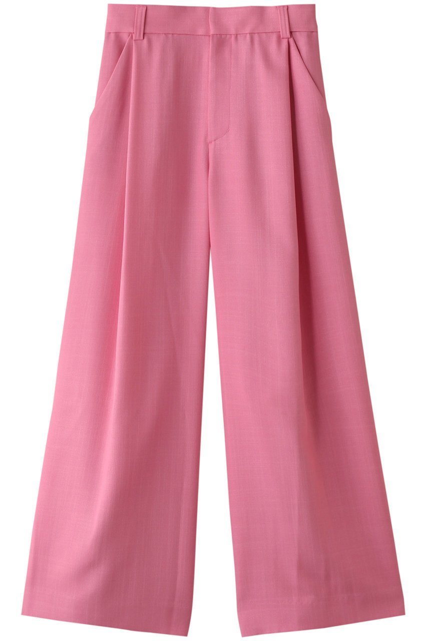 【アルアバイル/allureville】の【Loulou Willoughby】トリッカーオックスワイドパンツ インテリア・キッズ・メンズ・レディースファッション・服の通販 founy(ファニー) 　ファッション　Fashion　レディースファッション　Fashion for Women　パンツ　Pants & Trousers　オックス　Oxford Fabric　トレンド　Trend, Trending Now　ワイド　Wide, Wide Fit　夏　Summer　春　Spring　S/S・春夏　SS, Spring/Summer, Warm Season　ピンク|ID: prp329100003969703 ipo3291000000032820213