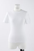 【エンフォルド/ENFOLD】のハイウェットフライス コンパクト Basic T/SH Tシャツ 人気、トレンドファッション・服の通販 founy(ファニー) ファッション Fashion レディースファッション Fashion for Women トップス・カットソー Cut & Sew Tops シャツ・ブラウス・オフィスカジュアル Elegant Blouses & Button-Ups ロングTシャツ・Tシャツ Longline T-Shirts & Tees カットソー・ベーシックTシャツ Cut-and-Sewn Tops / Stretch Tees & Basics インナー Innerwear コンパクト Compact, Small Size ショート Short, Short Length スリーブ Sleeve, Long Sleeve / Short Sleeve バランス Balance, Style Balance ベーシック Basic, Essential 夏 Summer thumbnail ホワイト|ID: prp329100003971309 ipo3291000000032932889