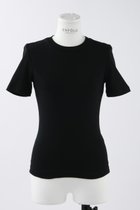 【エンフォルド/ENFOLD】のハイウェットフライス コンパクト Basic T/SH Tシャツ 人気、トレンドファッション・服の通販 founy(ファニー) ファッション Fashion レディースファッション Fashion for Women トップス・カットソー Cut & Sew Tops シャツ・ブラウス・オフィスカジュアル Elegant Blouses & Button-Ups ロングTシャツ・Tシャツ Longline T-Shirts & Tees カットソー・ベーシックTシャツ Cut-and-Sewn Tops / Stretch Tees & Basics インナー Innerwear コンパクト Compact, Small Size ショート Short, Short Length スリーブ Sleeve, Long Sleeve / Short Sleeve バランス Balance, Style Balance ベーシック Basic, Essential 夏 Summer thumbnail ブラック|ID: prp329100003971309 ipo3291000000032932895