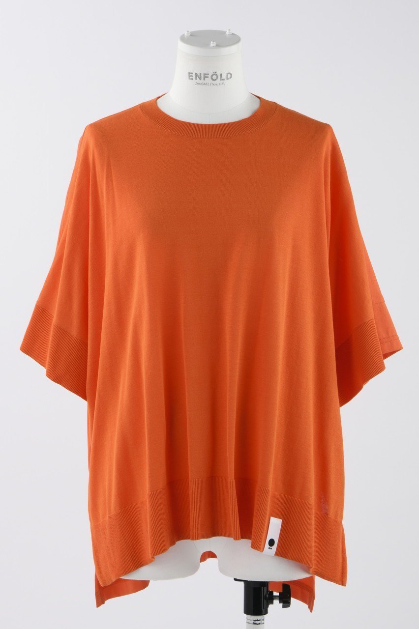 【エンフォルド/ENFOLD】のニット×CUT T/SH Tシャツ 人気、トレンドファッション・服の通販 founy(ファニー) ファッション Fashion レディースファッション Fashion for Women トップス・カットソー Cut & Sew Tops ニット Knit Tops & Sweaters シャツ・ブラウス・オフィスカジュアル Elegant Blouses & Button-Ups ロングTシャツ・Tシャツ Longline T-Shirts & Tees カットソー・ベーシックTシャツ Cut-and-Sewn Tops / Stretch Tees & Basics インド Indian Textile エレガント 上品 Elegant カットソー Cut and Sewn Top ショート Short, Short Length スリーブ Sleeve, Long Sleeve / Short Sleeve 夏 Summer 洗える Machine Washable other-1|ID: prp329100003971311 ipo3291000000032932961