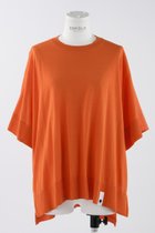 【エンフォルド/ENFOLD】のニット×CUT T/SH Tシャツ 人気、トレンドファッション・服の通販 founy(ファニー) ファッション Fashion レディースファッション Fashion for Women トップス・カットソー Cut & Sew Tops ニット Knit Tops & Sweaters シャツ・ブラウス・オフィスカジュアル Elegant Blouses & Button-Ups ロングTシャツ・Tシャツ Longline T-Shirts & Tees カットソー・ベーシックTシャツ Cut-and-Sewn Tops / Stretch Tees & Basics インド Indian Textile エレガント 上品 Elegant カットソー Cut and Sewn Top ショート Short, Short Length スリーブ Sleeve, Long Sleeve / Short Sleeve 夏 Summer 洗える Machine Washable thumbnail オレンジ|ID: prp329100003971311 ipo3291000000032932968