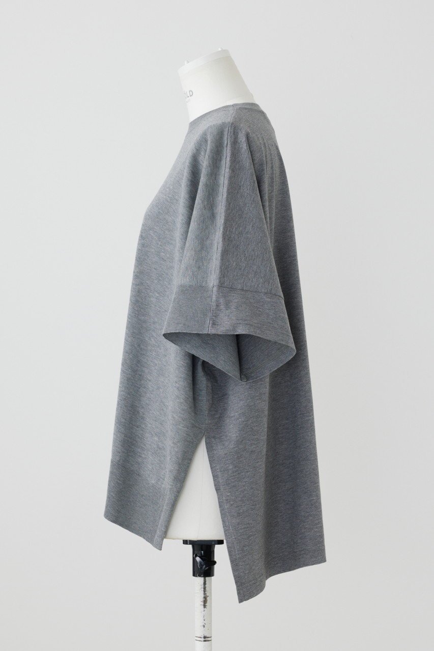 【エンフォルド/ENFOLD】のニット×CUT T/SH Tシャツ 人気、トレンドファッション・服の通販 founy(ファニー) ファッション Fashion レディースファッション Fashion for Women トップス・カットソー Cut & Sew Tops ニット Knit Tops & Sweaters シャツ・ブラウス・オフィスカジュアル Elegant Blouses & Button-Ups ロングTシャツ・Tシャツ Longline T-Shirts & Tees カットソー・ベーシックTシャツ Cut-and-Sewn Tops / Stretch Tees & Basics インド Indian Textile エレガント 上品 Elegant カットソー Cut and Sewn Top ショート Short, Short Length スリーブ Sleeve, Long Sleeve / Short Sleeve 夏 Summer 洗える Machine Washable other-2|ID: prp329100003971311 ipo3291000000032932991