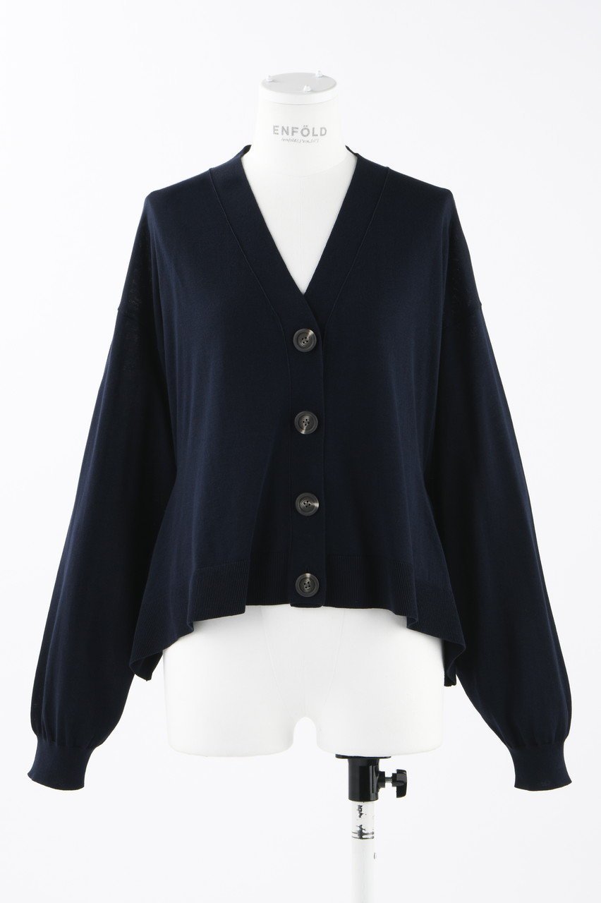 ENFOLD カーディガン ENFOLD(エンフォルド) WAVE DRAPE CARDIGAN - COLDBECK ONLINE