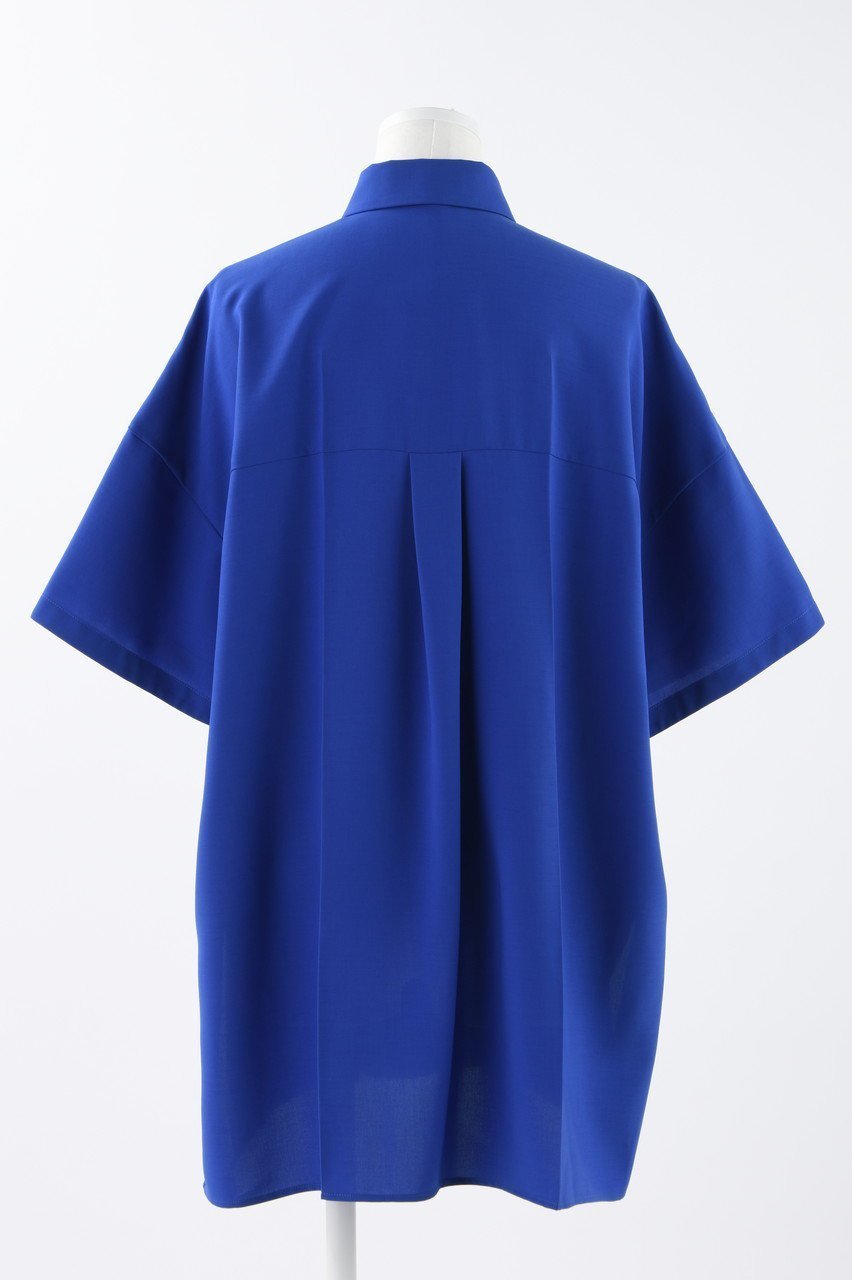 【エンフォルド/ENFOLD】のComfortable Twill センタープレス SH/シャツ 人気、トレンドファッション・服の通販 founy(ファニー) 　ファッション　Fashion　レディースファッション　Fashion for Women　トップス・カットソー　Cut & Sew Tops　シャツ・ブラウス・オフィスカジュアル　Elegant Blouses & Button-Ups　ショート　Short, Short Length　スリーブ　Sleeve, Long Sleeve / Short Sleeve　スーツ　Suit, Formalwear　センター　Center, Center Line　人気　Popular, Best Seller　ポケット　Pocket, Pocket Detail　半袖　Short Sleeve, Half Sleeve　ルーズ　Loose, Oversized　夏　Summer　エレガント 上品　Elegant　other-3|ID: prp329100003971319 ipo3291000000032910165