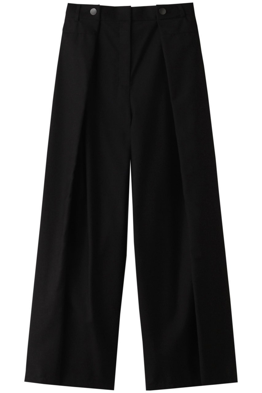 【リムアーク/RIM.ARK】のVolume waist mens like PT/パンツ インテリア・キッズ・メンズ・レディースファッション・服の通販 founy(ファニー) 　ファッション　Fashion　レディースファッション　WOMEN　パンツ　Pants　ワイド　Wide　防寒　Cold Protection　ブラック|ID: prp329100003971321 ipo3291000000032376967
