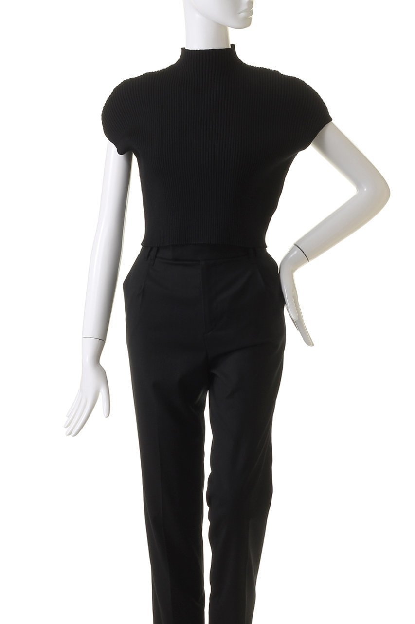 【リムアーク/RIM.ARK】のHalf sleeve compact knit/ニット 人気、トレンドファッション・服の通販 founy(ファニー) 　ファッション　Fashion　レディースファッション　Fashion for Women　トップス・カットソー　Cut & Sew Tops　ニット　Knit Tops & Sweaters　カジュアルプルオーバー・ニットトップス　Pullovers & Knit Tops / Casual Pullovers　コンパクト　Compact, Small Size　サマー　Summer, Summer Style　リブニット　Rib Knit, Ribbed Knit　軽量　Lightweight, Ultra Light　other-2|ID: prp329100003971325 ipo3291000000036062621