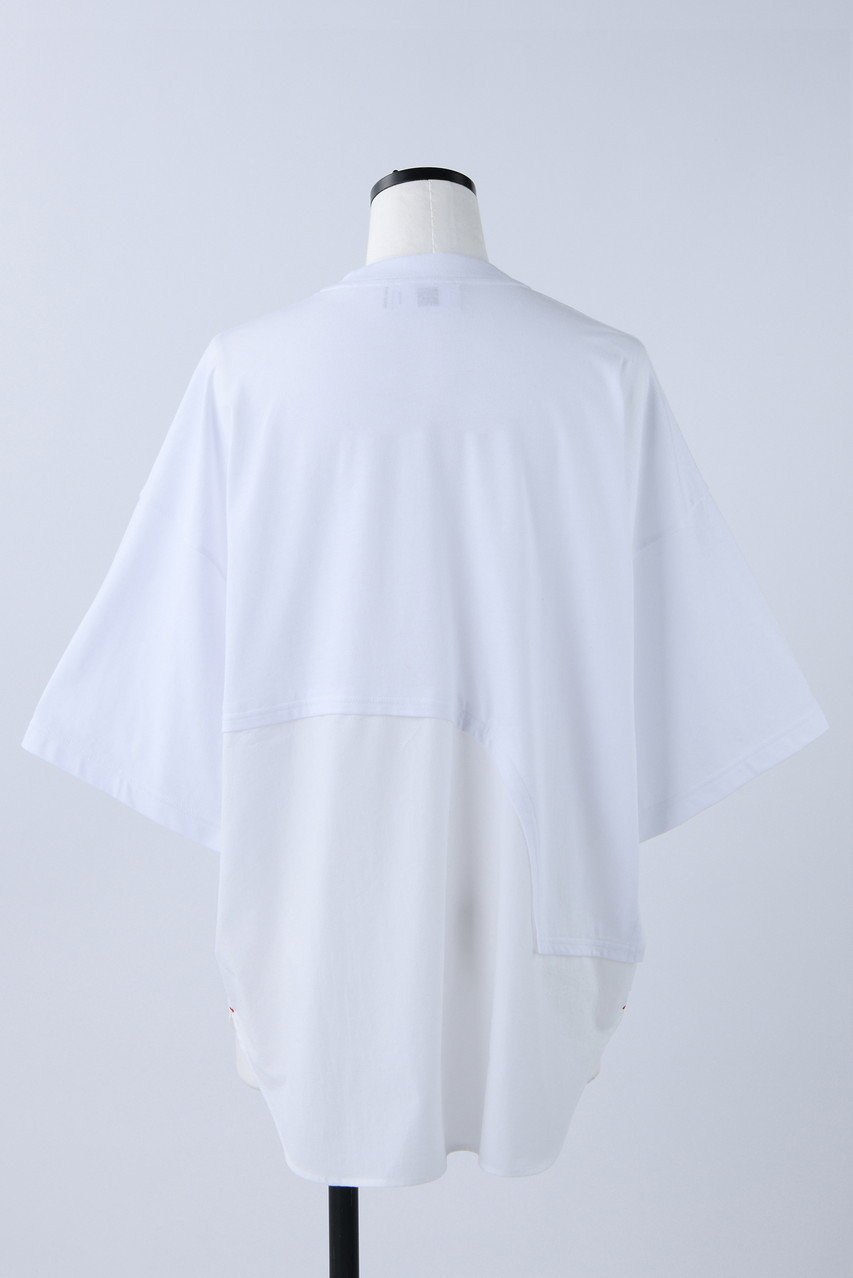 【ナゴンスタンス/nagonstans】のMix Fabric Combi T/SH Tシャツ 人気、トレンドファッション・服の通販 founy(ファニー) ファッション Fashion レディースファッション Fashion for Women トップス・カットソー Cut & Sew Tops シャツ・ブラウス・オフィスカジュアル Elegant Blouses & Button-Ups ロングTシャツ・Tシャツ Longline T-Shirts & Tees カットソー・ベーシックTシャツ Cut-and-Sewn Tops / Stretch Tees & Basics ショート Short, Short Length スリーブ Sleeve, Long Sleeve / Short Sleeve セットアップ Set-Up, Coordinated Outfit ドッキング Docking, Mixed Material ミックス Mix, Mixed Style other-3|ID: prp329100003971330 ipo3291000000035481898