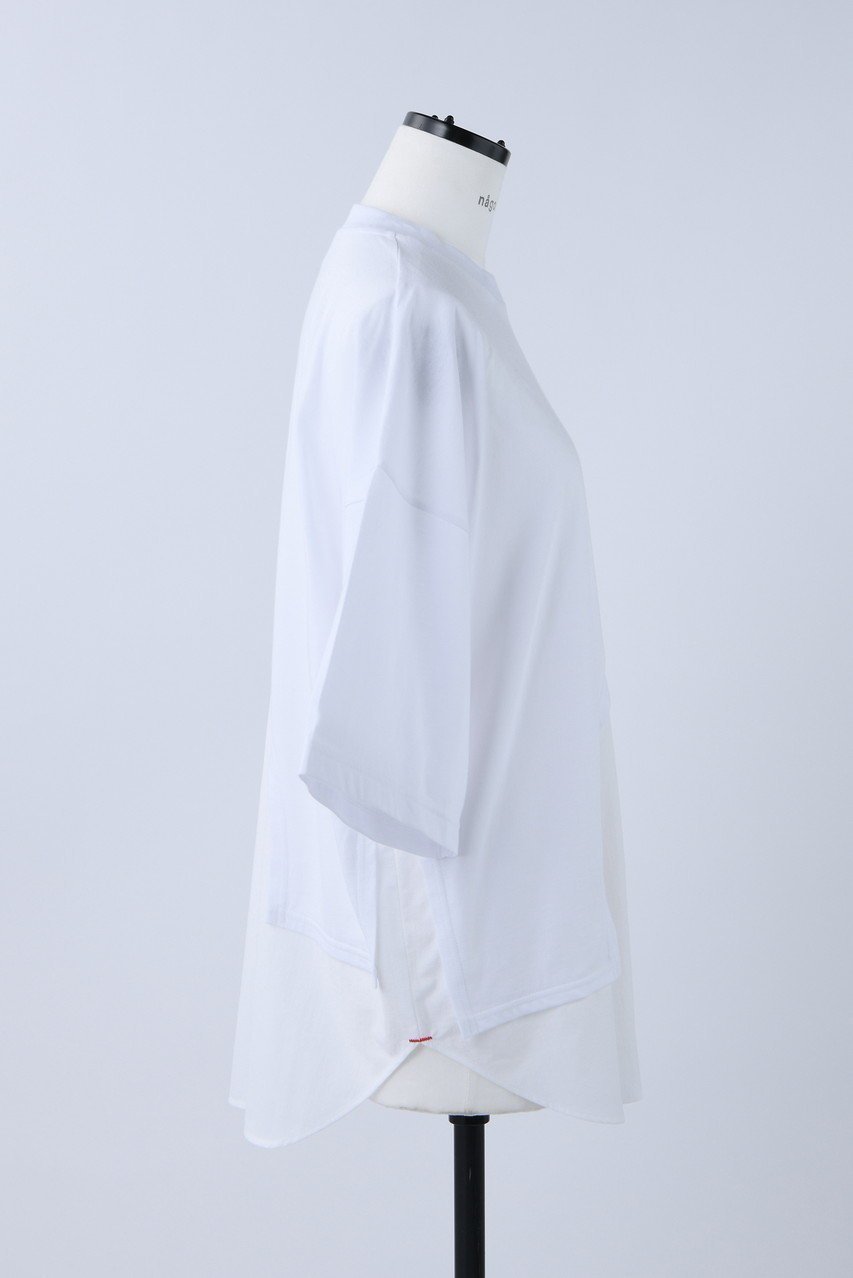 【ナゴンスタンス/nagonstans】のMix Fabric Combi T/SH Tシャツ 人気、トレンドファッション・服の通販 founy(ファニー) ファッション Fashion レディースファッション Fashion for Women トップス・カットソー Cut & Sew Tops シャツ・ブラウス・オフィスカジュアル Elegant Blouses & Button-Ups ロングTシャツ・Tシャツ Longline T-Shirts & Tees カットソー・ベーシックTシャツ Cut-and-Sewn Tops / Stretch Tees & Basics ショート Short, Short Length スリーブ Sleeve, Long Sleeve / Short Sleeve セットアップ Set-Up, Coordinated Outfit ドッキング Docking, Mixed Material ミックス Mix, Mixed Style other-4|ID: prp329100003971330 ipo3291000000035481899
