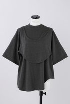 【ナゴンスタンス/nagonstans】のソフト天竺 curve hem Layered T/SH Tシャツ Stone|ID: prp329100003971332 ipo3291000000036985822