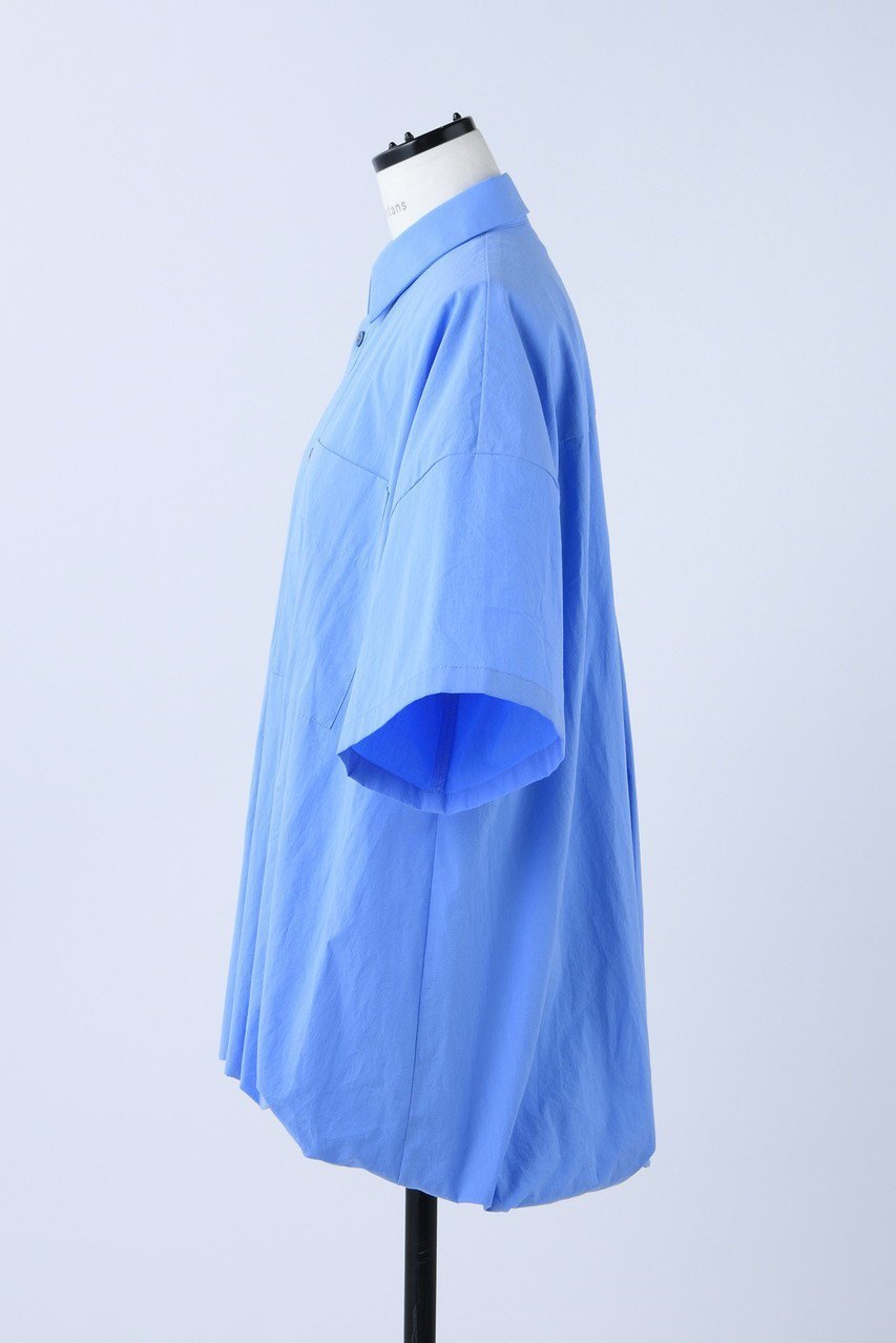 【ナゴンスタンス/nagonstans】のCO RipStop バルーンヘム SH/シャツ 人気、トレンドファッション・服の通販 founy(ファニー) 　ファッション　Fashion　レディースファッション　WOMEN　トップス・カットソー　Tops/Tshirt　シャツ/ブラウス　Shirts/Blouses　ショート　Short　スリーブ　Sleeve　メッシュ　Mesh　other-2|ID: prp329100003971338 ipo3291000000031455032