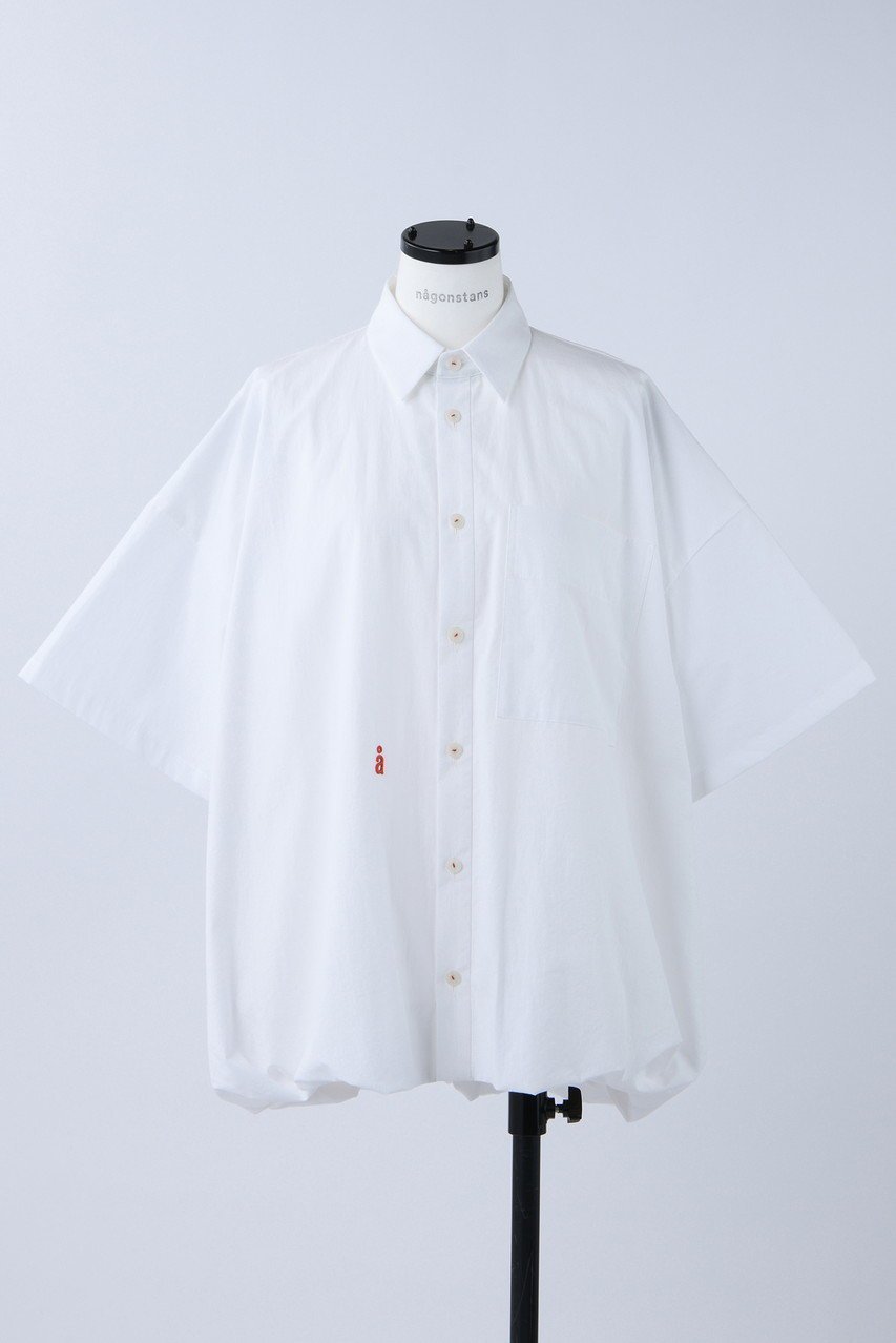 【ナゴンスタンス/nagonstans】のCO RipStop バルーンヘム SH/シャツ インテリア・キッズ・メンズ・レディースファッション・服の通販 founy(ファニー) 　ファッション　Fashion　レディースファッション　Fashion for Women　トップス・カットソー　Cut & Sew Tops　シャツ・ブラウス・オフィスカジュアル　Elegant Blouses & Button-Ups　ショート　Short, Short Length　スリーブ　Sleeve, Long Sleeve / Short Sleeve　メッシュ　Mesh, Net Fabric　Salt|ID: prp329100003971338 ipo3291000000032910123