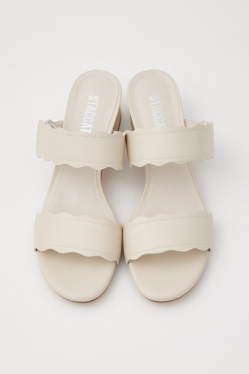 【スタッカート/STACCATO】のウェーブカットWベルトサンダル 人気、トレンドファッション・服の通販 founy(ファニー) 　ファッション　Fashion　レディースファッション　Fashion for Women　ベルト&ウエストマーク　Belts & Waist Accessories　サンダル　Sandals, Summer Shoes　フィット　Fit, Slim Fit　ブロック　Block, Solid Block Pattern　ミドル　Middle Length, Mid Height　ワンポイント　One Point, Statement Accent　other-3|ID: prp329100003971340 ipo3291000000032886896