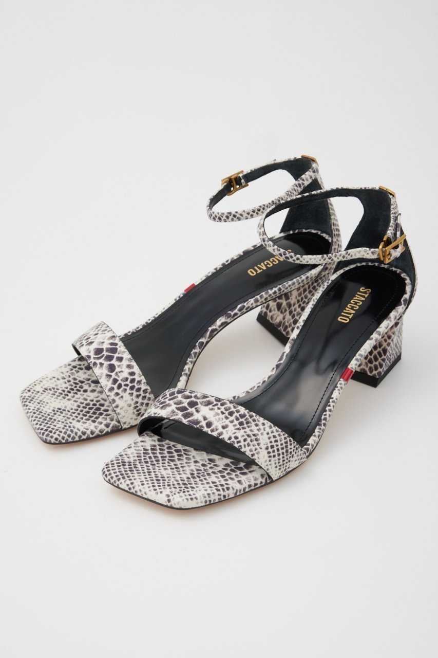 【スタッカート/STACCATO】のモタルドローヒールサンダル 人気、トレンドファッション・服の通販 founy(ファニー) 　ファッション　Fashion　レディースファッション　Fashion for Women　サンダル　Sandals, Summer Shoes　スクエア　Square, Square Shape　フォルム　Silhouette, Form　フレア　Flare, Flared　ラップ　Wrap, Wrap Design　エレガント 上品　Elegant　 other-1|ID: prp329100003971341 ipo3291000000034940683