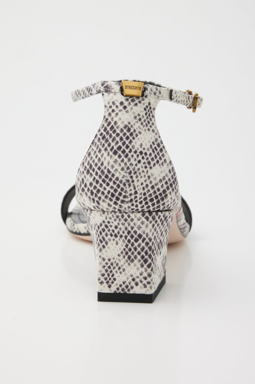 【スタッカート/STACCATO】のモタルドローヒールサンダル 人気、トレンドファッション・服の通販 founy(ファニー) 　ファッション　Fashion　レディースファッション　Fashion for Women　サンダル　Sandals, Summer Shoes　スクエア　Square, Square Shape　フォルム　Silhouette, Form　フレア　Flare, Flared　ラップ　Wrap, Wrap Design　エレガント 上品　Elegant　other-5|ID: prp329100003971341 ipo3291000000034940688