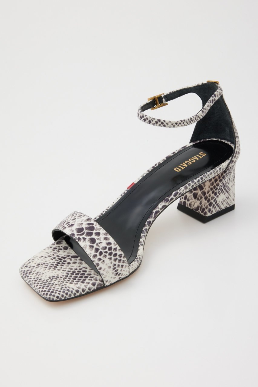 【スタッカート/STACCATO】のモタルドローヒールサンダル 人気、トレンドファッション・服の通販 founy(ファニー) 　ファッション　Fashion　レディースファッション　Fashion for Women　サンダル　Sandals, Summer Shoes　スクエア　Square, Square Shape　フォルム　Silhouette, Form　フレア　Flare, Flared　ラップ　Wrap, Wrap Design　エレガント 上品　Elegant　other-8|ID: prp329100003971341 ipo3291000000034940691