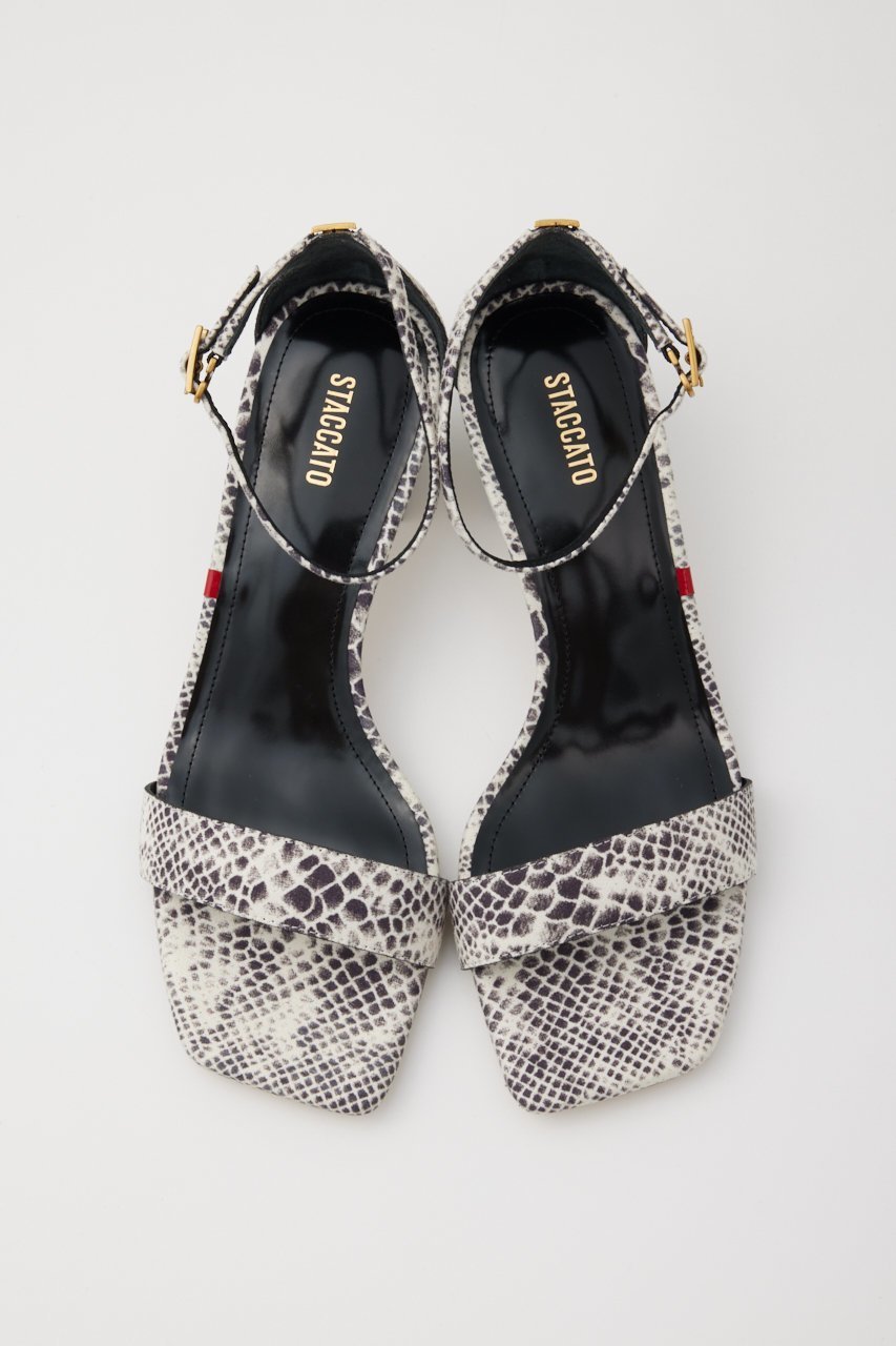 【スタッカート/STACCATO】のモタルドローヒールサンダル 人気、トレンドファッション・服の通販 founy(ファニー) 　ファッション　Fashion　レディースファッション　Fashion for Women　サンダル　Sandals, Summer Shoes　スクエア　Square, Square Shape　フォルム　Silhouette, Form　フレア　Flare, Flared　ラップ　Wrap, Wrap Design　エレガント 上品　Elegant　other-3|ID: prp329100003971341 ipo3291000000035944043