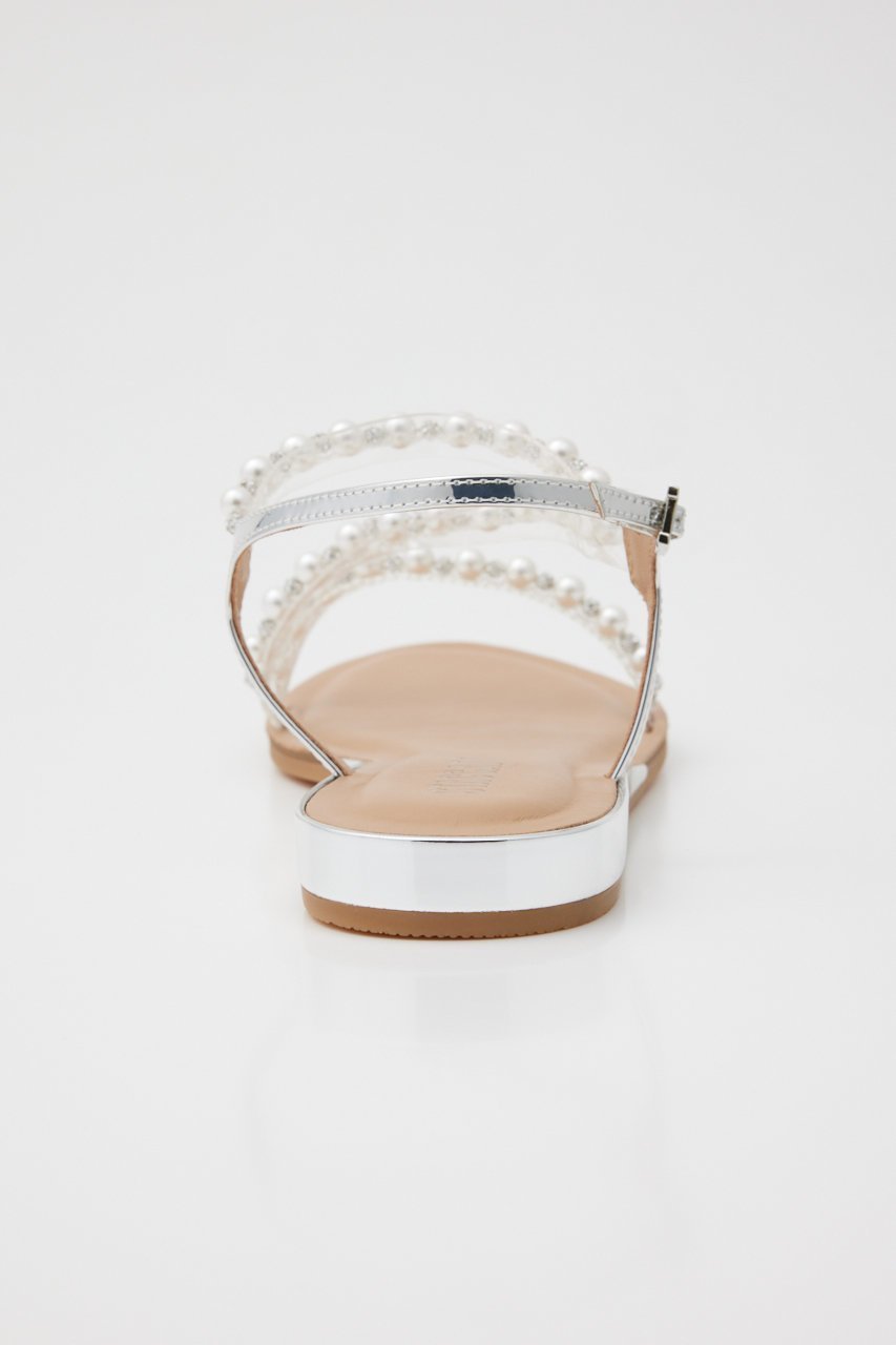 【スタッカート/STACCATO】のパールラインフラットサンダル 人気、トレンドファッション・服の通販 founy(ファニー) 　ファッション　Fashion　レディースファッション　Fashion for Women　アクセサリー　Fashion Accessories　エレガント 上品　Elegant　クッション　Cushion, Throw Pillow　サンダル　Sandals, Summer Shoes　ストーン　Stone, Gem-Like　パール　Pearl, Pearl Accent　フラット　Flat, Flat Shoes　other-5|ID: prp329100003971346 ipo3291000000034940781