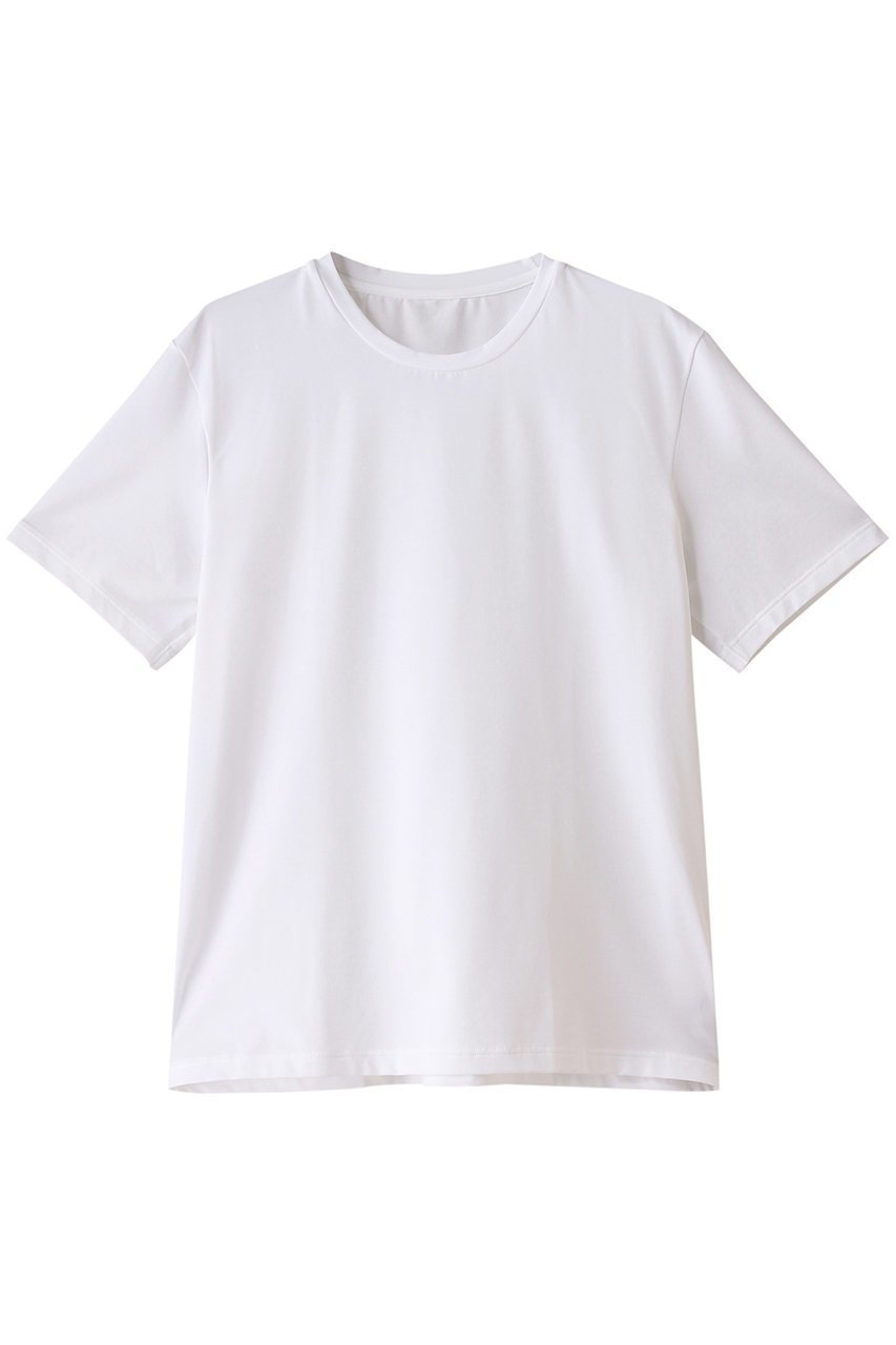 【アロマティック/AROMATIQUE】のショートスリーブTシャツ インテリア・キッズ・メンズ・レディースファッション・服の通販 founy(ファニー) 　ファッション　Fashion　レディースファッション　Fashion for Women　トップス・カットソー　Cut & Sew Tops　シャツ・ブラウス・オフィスカジュアル　Elegant Blouses & Button-Ups　ロングTシャツ・Tシャツ　Longline T-Shirts & Tees　カットソー・ベーシックTシャツ　Cut-and-Sewn Tops / Stretch Tees & Basics　インナー　Innerwear　カーディガン　Cardigan, Knitwear　ショート　Short, Short Length　シンプル　Simple, Minimal　ジャケット　Jacket, Outerwear　スリーブ　Sleeve, Long Sleeve / Short Sleeve　ベーシック　Basic, Essential　ホワイト|ID: prp329100003971349 ipo3291000000035532019