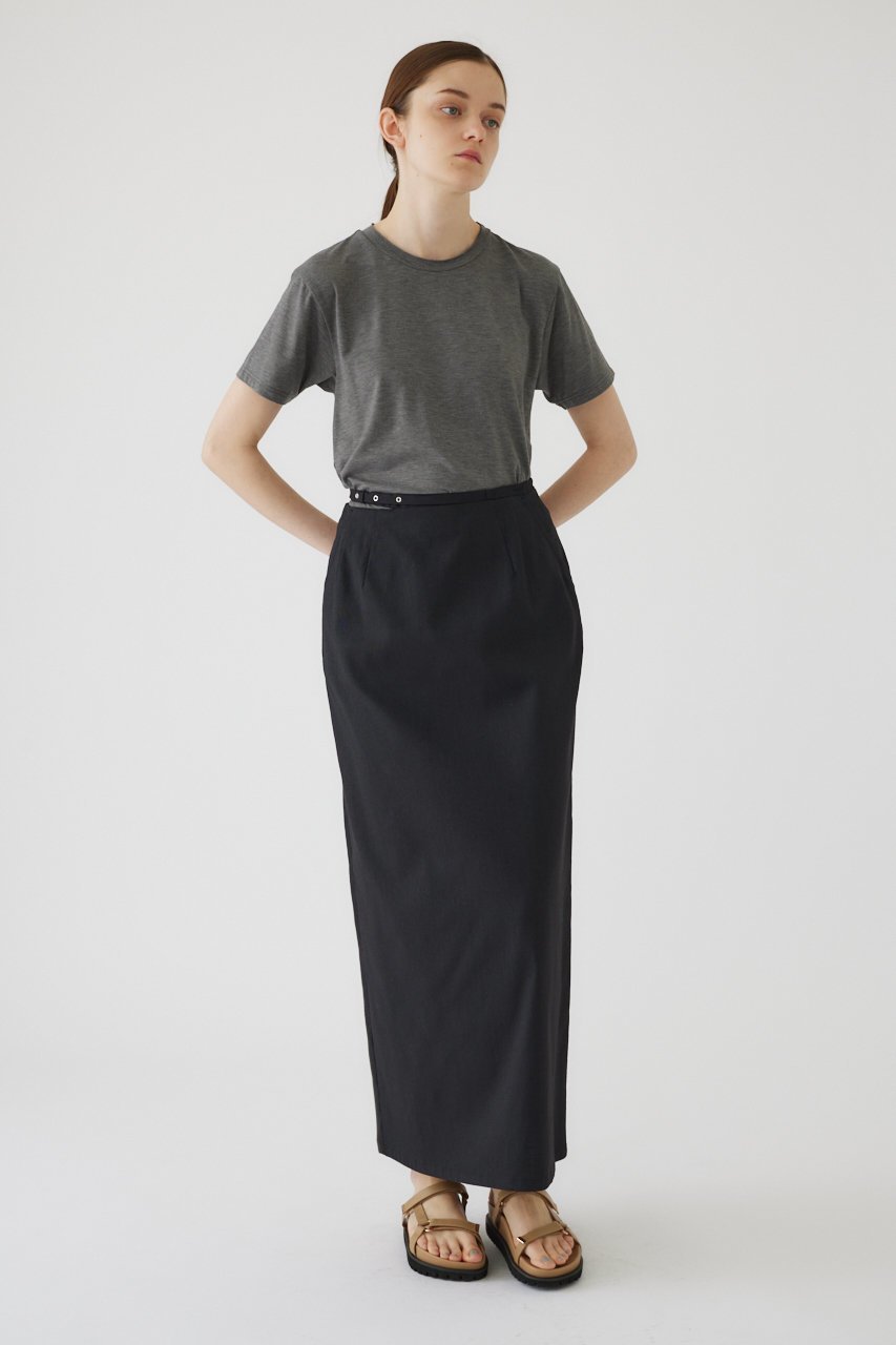 【リムアーク/RIM.ARK】のSmooth texture T-SH/Tシャツ 人気、トレンドファッション・服の通販 founy(ファニー) 　ファッション　Fashion　レディースファッション　Fashion for Women　トップス・カットソー　Cut & Sew Tops　シャツ・ブラウス・オフィスカジュアル　Elegant Blouses & Button-Ups　ロングTシャツ・Tシャツ　Longline T-Shirts & Tees　カットソー・ベーシックTシャツ　Cut-and-Sewn Tops / Stretch Tees & Basics　おすすめ　Recommended / Our Picks　コンパクト　Compact, Small Size　ショート　Short, Short Length　スリーブ　Sleeve, Long Sleeve / Short Sleeve　テクスチャー　Texture, Textured Fabric　フィット　Fit, Slim Fit　夏　Summer　other-6|ID: prp329100003971350 ipo3291000000035698794