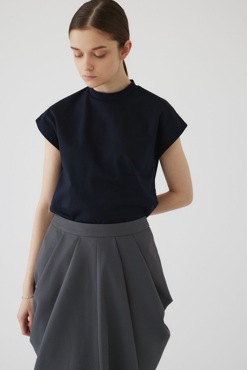 【リムアーク/RIM.ARK】のMannish nosleeve cut tops/トップス 人気、トレンドファッション・服の通販 founy(ファニー) 　ファッション　Fashion　レディースファッション　Fashion for Women　トップス・カットソー　Cut & Sew Tops　キャミソール&ノースリーブ　Camisoles & Sleeveless Tops　シャツ・ブラウス・オフィスカジュアル　Elegant Blouses & Button-Ups　ロングTシャツ・Tシャツ　Longline T-Shirts & Tees　カットソー・ベーシックTシャツ　Cut-and-Sewn Tops / Stretch Tees & Basics　カットソー　Cut and Sewn Top　キャミソール　Camisole, Spaghetti Strap Top　コンパクト　Compact, Small Size　スタイリッシュ　Stylish, Fashionable　スタンド　Stand Collar, Upright Stand　タンク　Tank Top, Sleeveless Top　マニッシュ　Mannish, Boyish　ミックス　Mix, Mixed Style　other-7|ID: prp329100003971352 ipo3291000000032809007