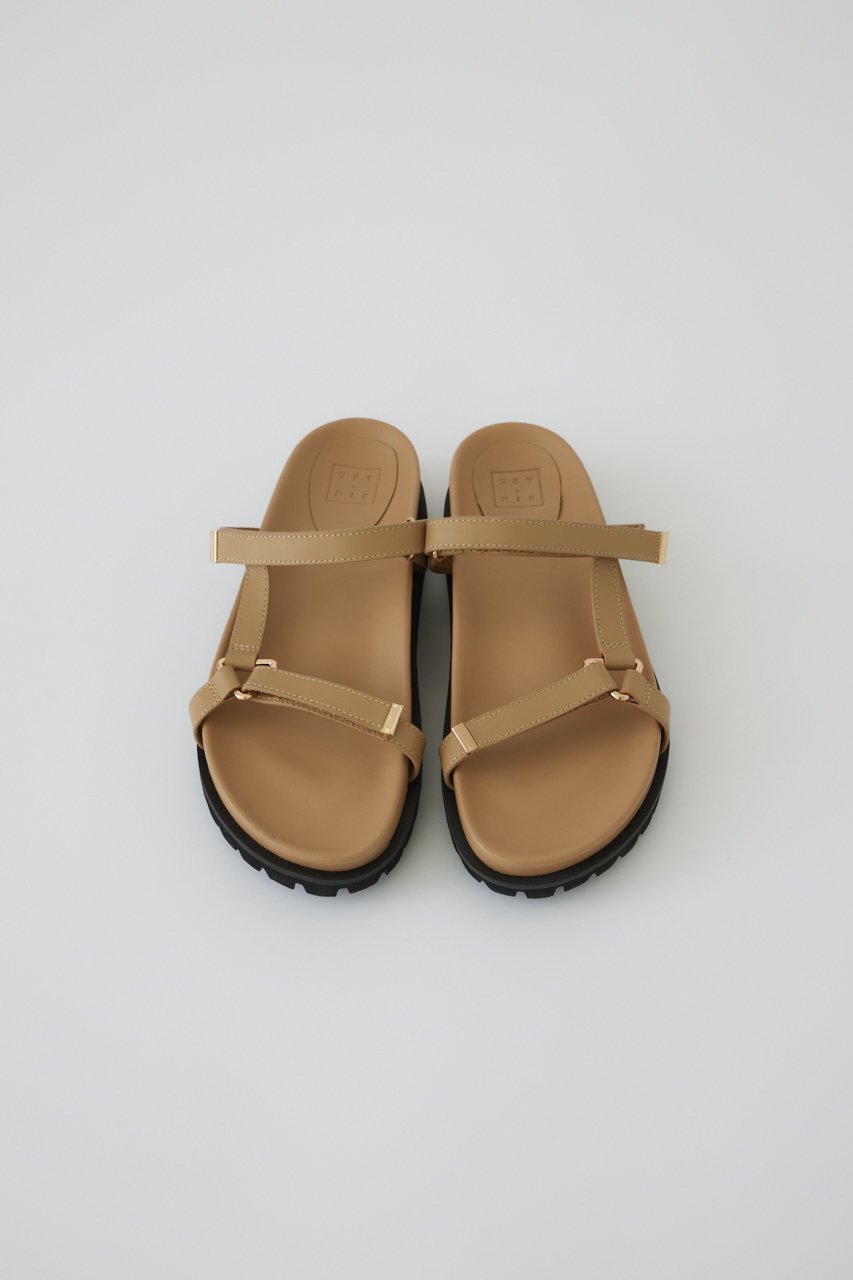 【リムアーク/RIM.ARK】のRubber sole strap sandal/サンダル インテリア・キッズ・メンズ・レディースファッション・服の通販 founy(ファニー) 　ファッション　Fashion　レディースファッション　WOMEN　サンダル　Sandals　シンプル　Simple　トレンド　Trend　ベーシック　Basic　NEW・新作・新着・新入荷　New Arrivals　ベージュ|ID: prp329100003971353 ipo3291000000026184774