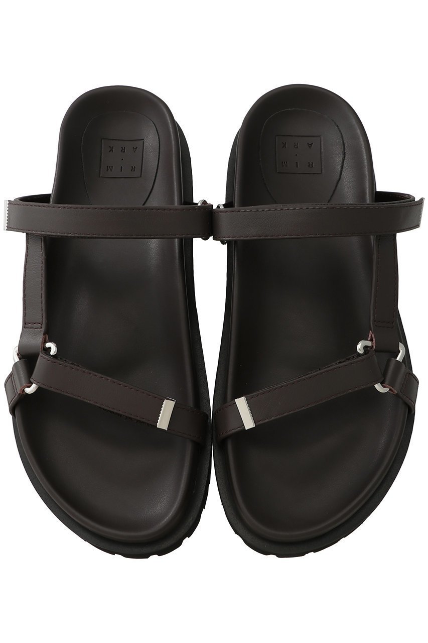 【リムアーク/RIM.ARK】のRubber sole strap sandal/サンダル インテリア・キッズ・メンズ・レディースファッション・服の通販 founy(ファニー) 　ファッション　Fashion　レディースファッション　WOMEN　サンダル　Sandals　シンプル　Simple　トレンド　Trend　ベーシック　Basic　ブラウン|ID: prp329100003971353 ipo3291000000032376571