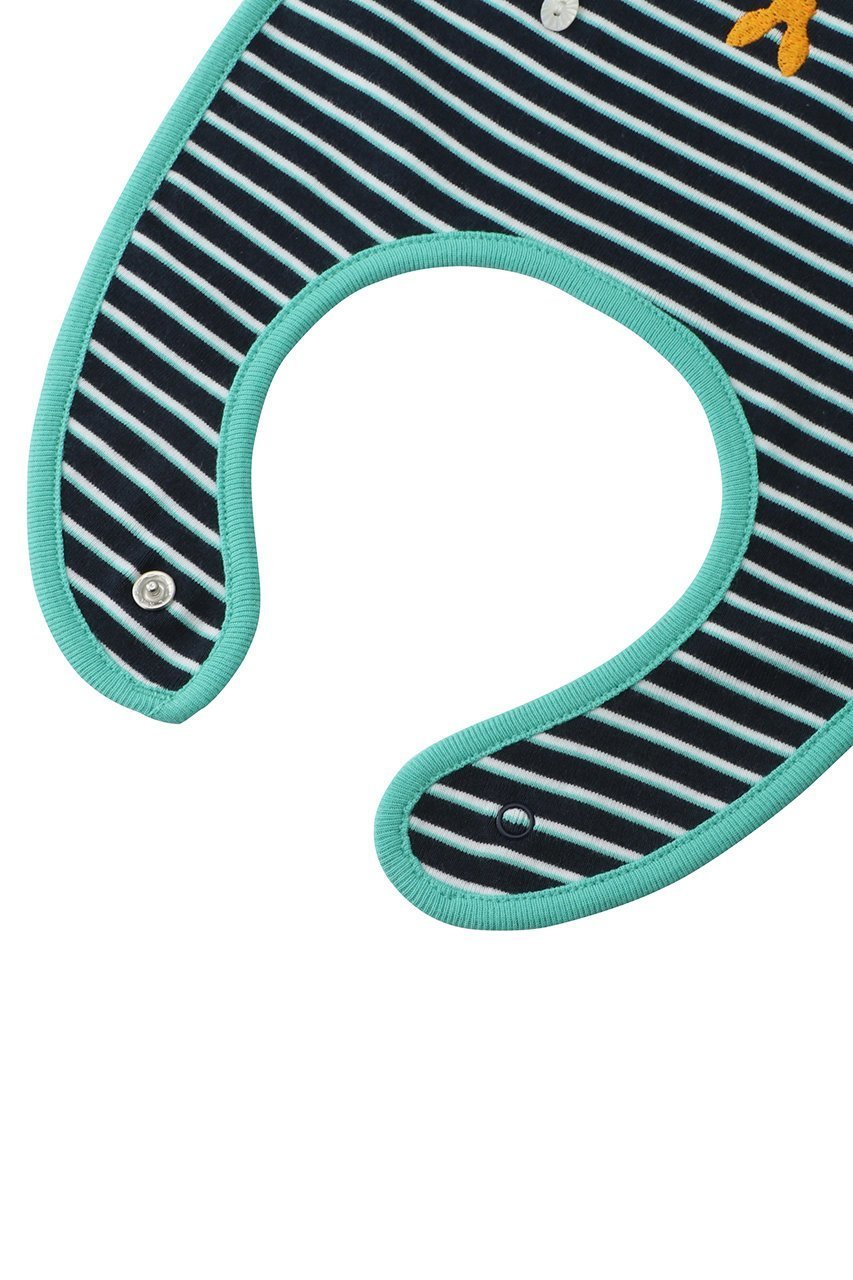 【ミナ ペルホネン/mina perhonen / KIDS】の【BABY】horisontti ビブ ネイビー F 人気、トレンドファッション・服の通販 founy(ファニー) 　ファッション　Fashion　キッズファッション　Fashion for Kids　おすすめ　Recommended / Our Picks　ギフト プレゼント　Gift / Present　ベビー　Baby, Babywear　ボーダー　Border, Stripe　モチーフ　Motif, Design Theme　other-3|ID: prp329100003971355 ipo3291000000036236804