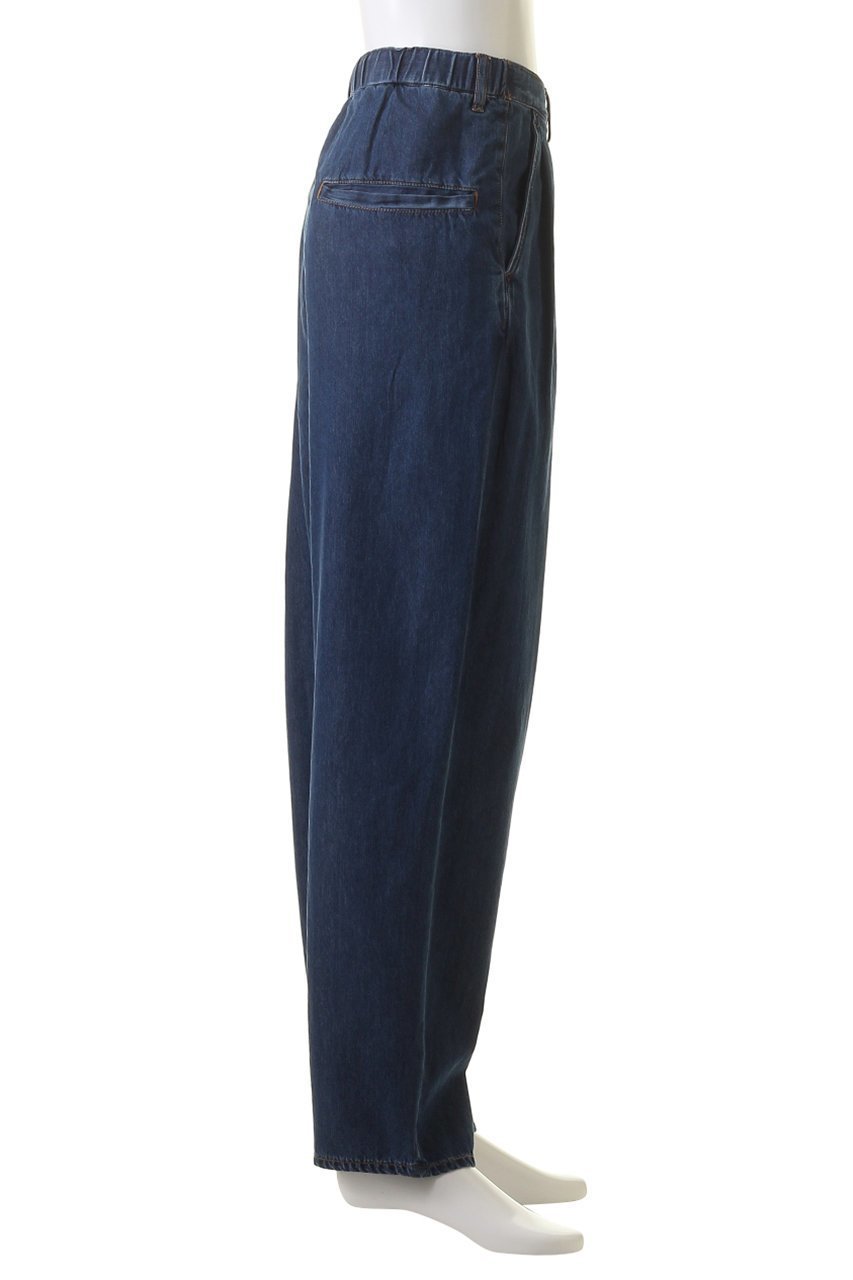 【メゾン ミハラヤスヒロ/Maison MIHARA YASUHIRO / MEN】の【MEN】【in-stru(men-tal).】コットンテンセル デニムワイド テーパードパンツ 人気、トレンドファッション・服の通販 founy(ファニー) 　ファッション　Fashion　メンズファッション　MEN　ボトムス　Bottoms/Men　デニムパンツ　Denim Pants　シンプル　Simple　ジャケット　Jacket　セットアップ　Set Up　デニム　Denim　ロング　Long　ワイド　Wide　other-3|ID: prp329100003971358 ipo3291000000031455111