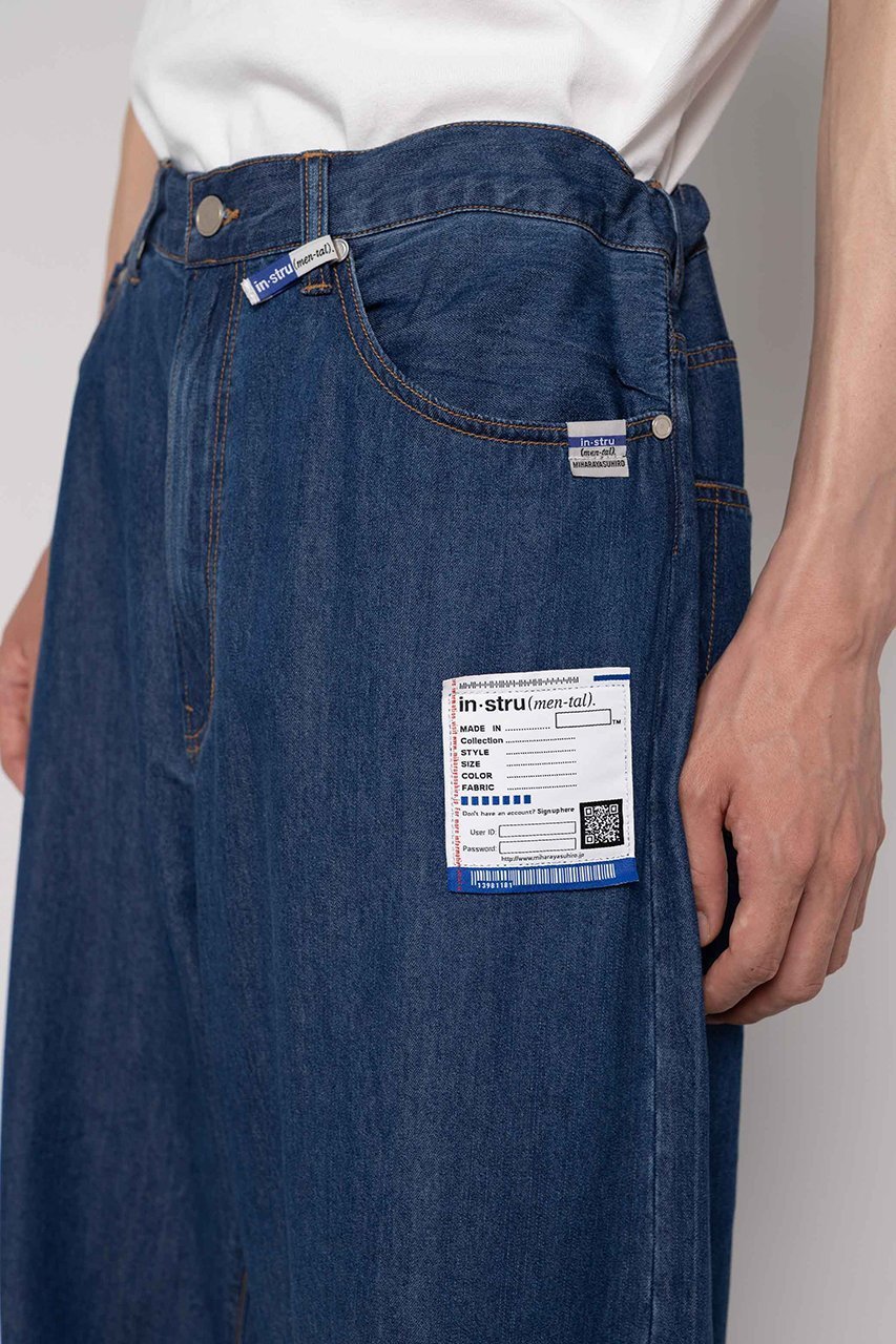 【メゾン ミハラヤスヒロ/Maison MIHARA YASUHIRO / MEN】の【MEN】【in-stru(men-tal).】コットンテンセル デニム バギーパンツ 人気、トレンドファッション・服の通販 founy(ファニー) 　ファッション　Fashion　メンズファッション　Fashion for Men　ボトムス　Bottoms　デニムパンツ・ジーンズ　Denim Pants　おすすめ　Recommended / Our Picks　ジャケット　Jacket, Outerwear　セットアップ　Set-Up, Coordinated Outfit　デニム　Denim, Jeans Material　ロング　Long, Long-Length　other-8|ID: prp329100003971359 ipo3291000000032820456