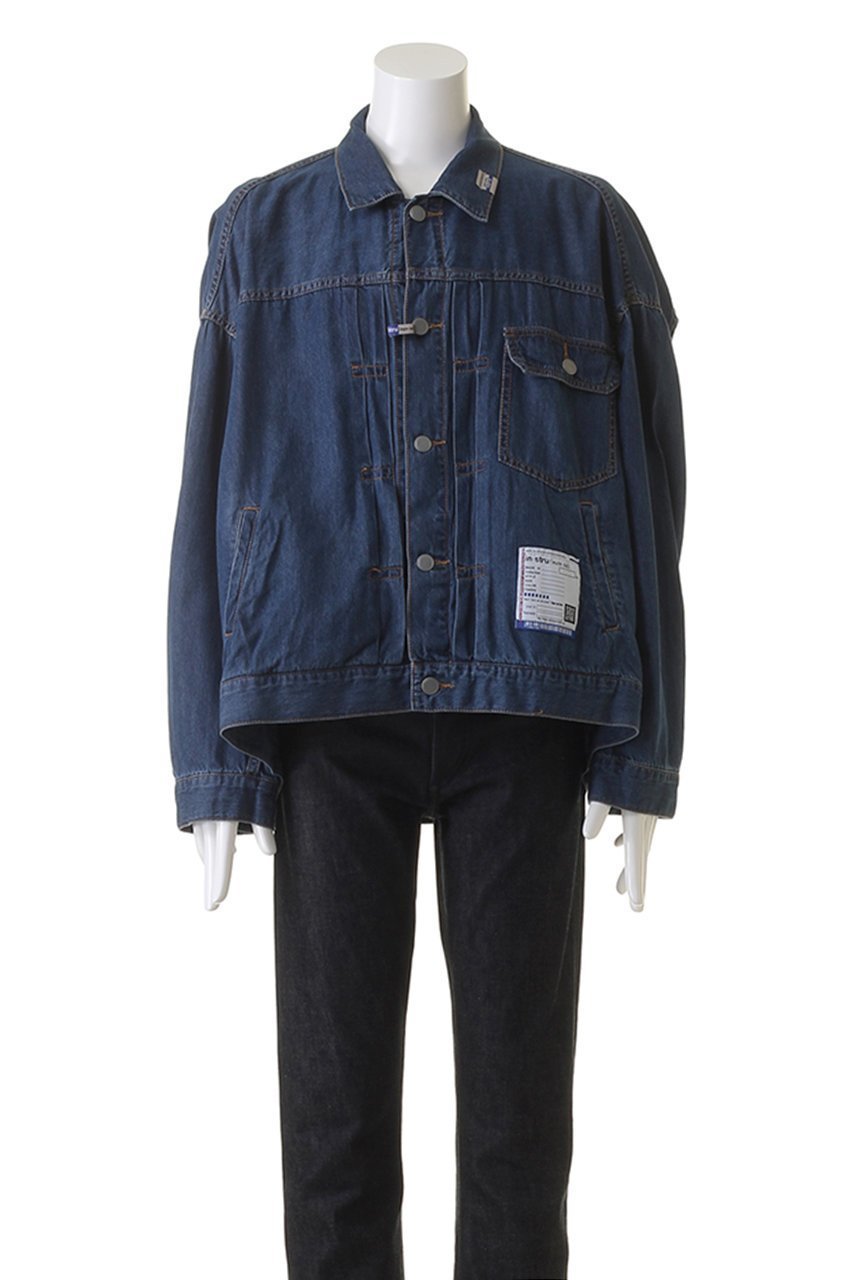 【メゾン ミハラヤスヒロ/Maison MIHARA YASUHIRO / MEN】の【MEN】【in-stru(men-tal).】コットンテンセル デニム ジャケット 人気、トレンドファッション・服の通販 founy(ファニー) 　ファッション　Fashion　メンズファッション　MEN　ジャケット　Jacket　スタイリッシュ　Stylish　スリーブ　Sleeve　デニム　Denim　ロング　Long　other-2|ID: prp329100003971361 ipo3291000000031455131