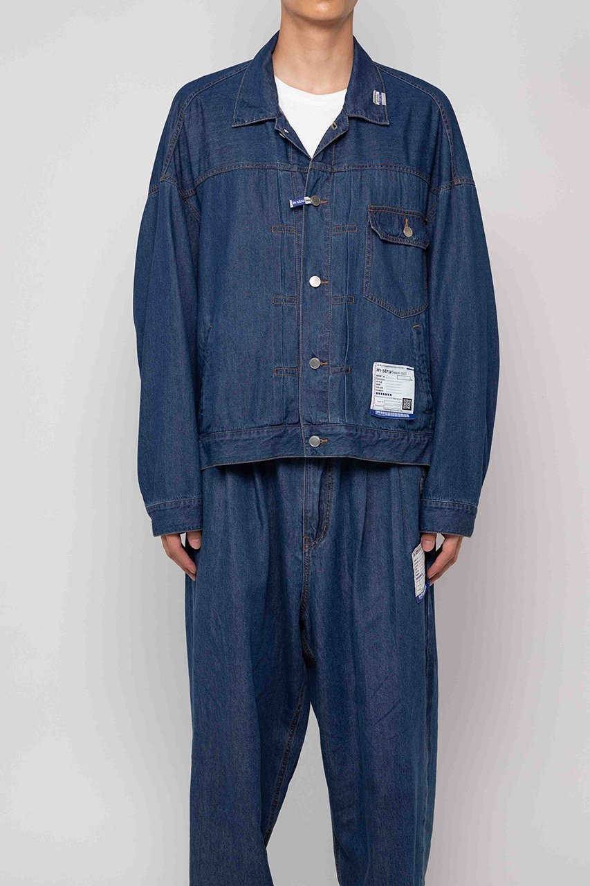 【メゾン ミハラヤスヒロ/Maison MIHARA YASUHIRO / MEN】の【MEN】【in-stru(men-tal).】コットンテンセル デニム ジャケット 人気、トレンドファッション・服の通販 founy(ファニー) 　ファッション　Fashion　メンズファッション　MEN　ジャケット　Jacket　スタイリッシュ　Stylish　スリーブ　Sleeve　デニム　Denim　ロング　Long　other-6|ID: prp329100003971361 ipo3291000000031455135