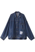 【メゾン ミハラヤスヒロ/Maison MIHARA YASUHIRO / MEN】の【MEN】【in-stru(men-tal).】コットンテンセル デニム ジャケット 人気、トレンドファッション・服の通販 founy(ファニー) ファッション Fashion メンズファッション Fashion for Men ジャケット Jacket, Outerwear スタイリッシュ Stylish, Fashionable スリーブ Sleeve, Long Sleeve / Short Sleeve デニム Denim, Jeans Material ロング Long, Long-Length thumbnail インディゴ|ID: prp329100003971361 ipo3291000000032956649
