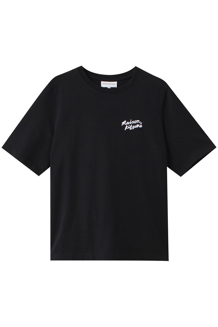 【メゾン キツネ/MAISON KITSUNE】のMAISON KITSUNE HANDWRITING COMFORT Tシャツ インテリア・キッズ・メンズ・レディースファッション・服の通販 founy(ファニー) 　ファッション　Fashion　レディースファッション　Fashion for Women　トップス・カットソー　Cut & Sew Tops　シャツ・ブラウス・オフィスカジュアル　Elegant Blouses & Button-Ups　ロングTシャツ・Tシャツ　Longline T-Shirts & Tees　カットソー・ベーシックTシャツ　Cut-and-Sewn Tops / Stretch Tees & Basics　おすすめ　Recommended / Our Picks　ショート　Short, Short Length　スリーブ　Sleeve, Long Sleeve / Short Sleeve　フェミニン　Feminine, Girly　リラックス　Relax, Relaxed Fit　ワイド　Wide, Wide Fit　ブラック/ホワイト|ID: prp329100003971369 ipo3291000000032935959