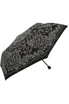 【マニプリ/manipuri】のバンダナ柄軽量折傘(晴雨兼用) ブラック|ID:prp329100003971372